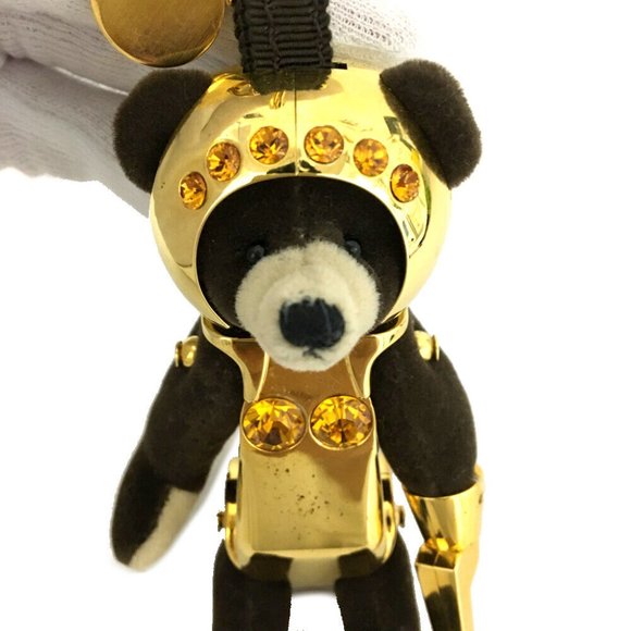 PRADA Beatrick Robot Color Stone Key Holder Charm /1A7619 - Picture 7 of 8